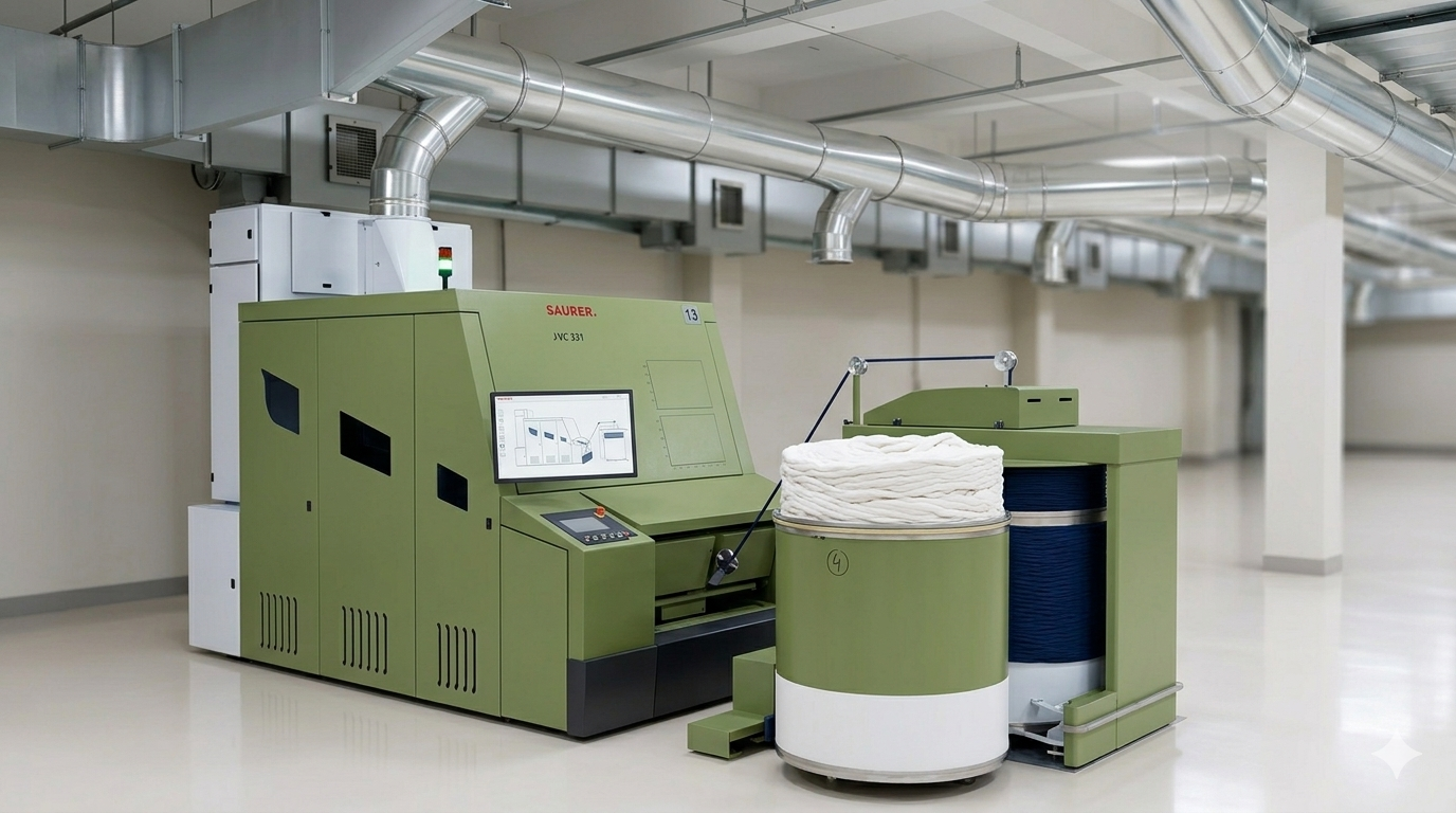 Industrial textile machinery